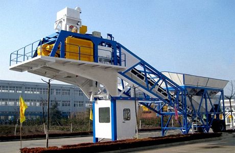 YHZS35 Mobile Ready Mixed Concrete Batching Plant