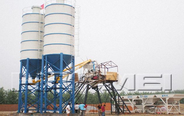 HZS35 Ready Mixed Concrete Batching Plant