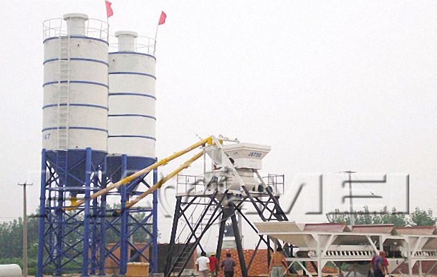HZS35 Ready Mixed Concrete Batching Plant