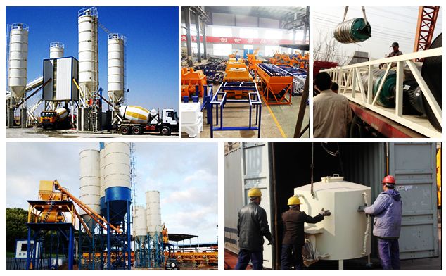 HZS90 Continuous Concrete Mixing Plant