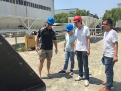 Welcome Africa Customers To Choose HZS90 Continuous Concrete Mixing Plant